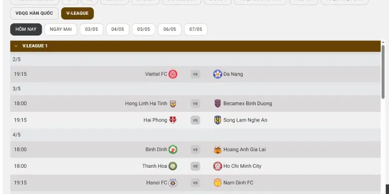 Các Diễn Biến Nóng Hổi Từ V-League 2025